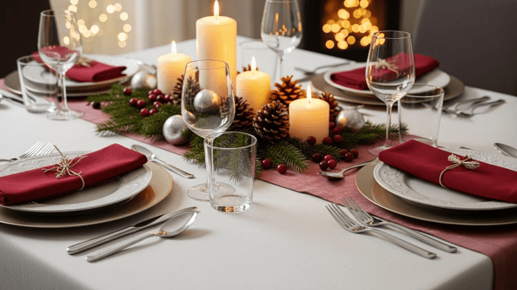 Assortment of zero waste gift ideas including mason jar with homemade mix, fabric-wrapped items, potted plant, and experience gift certificate]